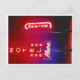 ネオンパーク ルート66 モーテル シーズンポストカード