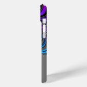 ネオンパーソナライズされたの流れカラフルる Case-Mate iPhoneケース (裏面 / 左)