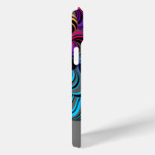 ネオンパーソナライズされたの流れカラフルる Case-Mate iPhoneケース (裏面 / 右)