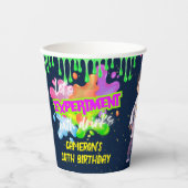 ネオンパーソナライズされたサイエンスSTEM実験パーティー 紙コップ (正面)