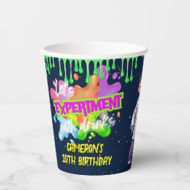 ネオンパーソナライズされたサイエンスSTEM実験パーティー 紙コップ