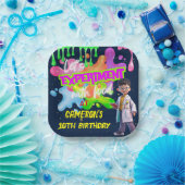 ネオンパーソナライズされたサイエンスSTEM実験広場 ペーパープレート (パーティー)