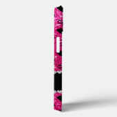 ネオンパーソナライズされたホットピンクのグリッターブーツの名前 Case-Mate iPhoneケース (裏面 / 右)