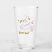 ネオンパーソナライズされたマンケーブ🍺タバフェイクーンクラブ タンブラーグラス (裏面)