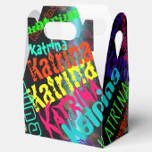 ネオンパーソナライズされたラカラフルイト優先ボックス フェイバーボックス (オープン)