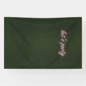 ネオンパーティーサインオングラス背景バナー 横断幕 (横)