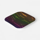 ネオンパーティープレート |ネオン紙プレート ペーパープレート (傾斜あり)