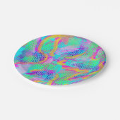 ネオンパーティープレート ペーパープレート (アングル)