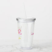 ネオンパーティー最終祭典SIP OLEバチェロレッテ アクリルタンブラー (左)