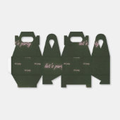 ネオンパーティー草の背景 フェイバーボックス (折り畳みなし)