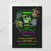 ネオンパーティー 招待状 (正面)