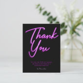 ネオンパープルグローサンキュー 招待状 (スタンド正面)