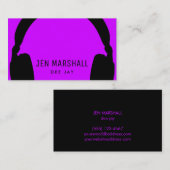 ネオンパープルディープジェイ 名刺 (正面/裏面)