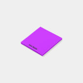 ネオンパープルプロフェッショナルミニマリストブラックスクリプト ポストイット (アングル)