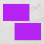 ネオンパープルヨーロッパ名刺 名刺 (正面/裏面)