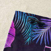 ネオンパームトロピカルハッピーアワー ビーチタオル (インサイチュ)