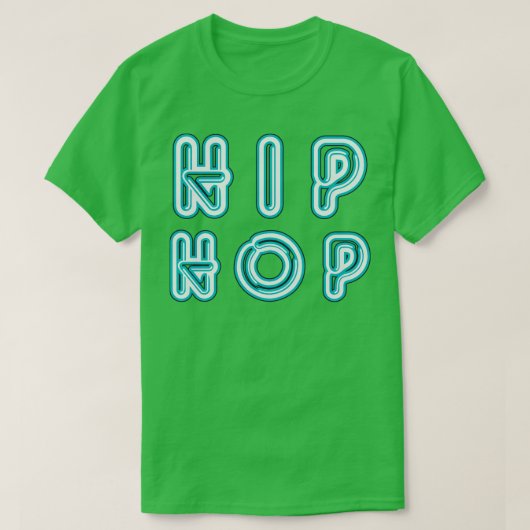 ネオンヒップホップ Tシャツ (デザイン正面)