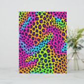 ネオンヒョウ印刷スクラップブック紙 (スタンド正面)