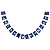 ネオンビデオゲームアーケードハッピーバースデー バンティングフラッグ (全)