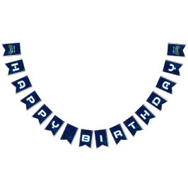 ネオンビデオゲームアーケードハッピーバースデー バンティングフラッグ