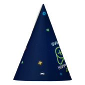 ネオンビデオゲームアーケード誕生日 パーティーハット (左)