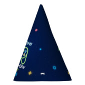 ネオンビデオゲームアーケード誕生日 パーティーハット (右)