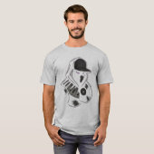 ネオンビニールピアノフード付きスウェットシャツ忍者 Tシャツ (正面フル)