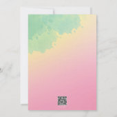 ネオンビーチお救願いバチェロレッテ 招待状 (裏面)