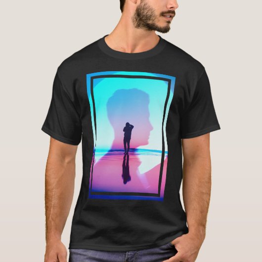 ネオンビーチの思い出 Tシャツ (正面)