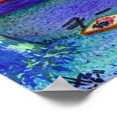 「ネオンビーチ」サイケデリック 11x13ウォールポスター ポスター (角)