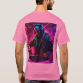 「ネオンビート：ジャングルの溝に入れ！」 Tシャツ (裏面)