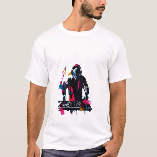 ネオンビートDJ Tシャツ