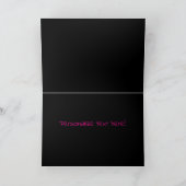 ネオンピンクありがとうございます サンキューカード (内部)