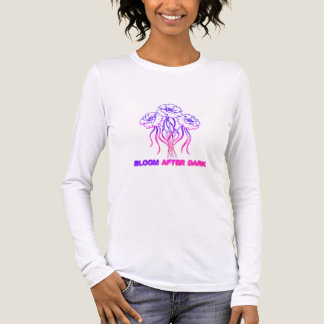 ネオンピンクの花柄 - アートトリブレンドTシャツ トライブレンドTシャツ