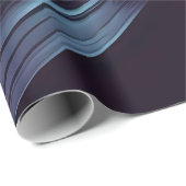 ネオンピンクの黒いカラスのスケッチ ラッピングペーパー (ロールコーナー)