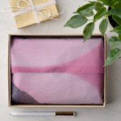 ネオンピンクの黒いカラスのスケッチ 薄葉紙 (ギフト)