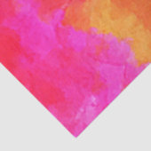 ネオンピンクオレンジモダンカラフルアート抽象芸術 薄葉紙 (詳細)