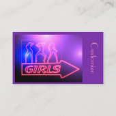 ネオンピンクガールズサインサンダー_コーブ  名刺 (裏面)