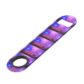 ネオンピンクガールズサインThunder_Cove スピード栓抜き (正面アングル)