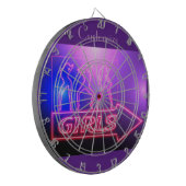 ネオンピンクガールズサインThunder_Cove ダーツボード (正面左)