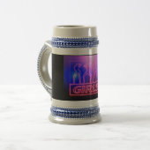 ネオンピンクガールズサインThunder_Cove ビールジョッキ (正面左)