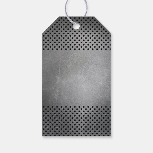 ネオンピンクグローインダークパーティーフェイバーラベル ギフトタグ (裏面)