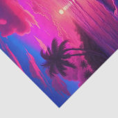 ネオンピンクサンディビーチデコパージュ | トロピッ鮮やかク 薄葉紙 (詳細)