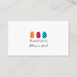 ネオンピンクティール（緑がかった色）イエロー爪、 ネイルロイヤリティ 紹介カード