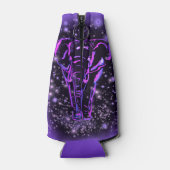 ネオンピンクパープルゾウボトルクール ボトルクーラー (裏面)