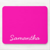 ネオンピンクファッションモノグラム マウスパッド (正面)