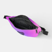 ネオンピンクブルー&パープルモノグラグラデーションム ファニーパック (見開き)