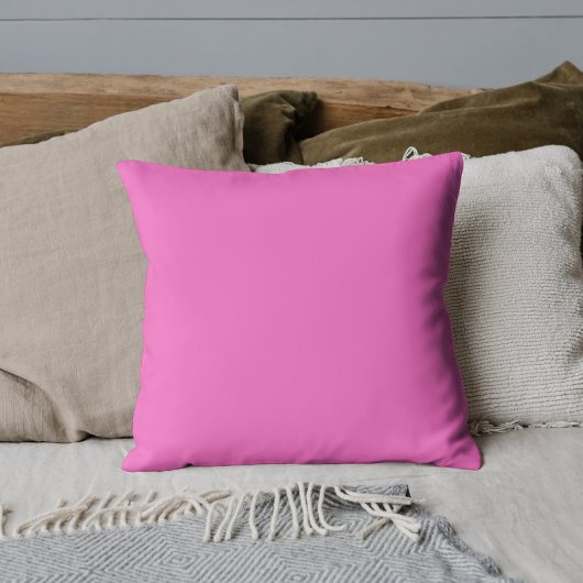 ネオンピンク無地の色 |クラシック クッション