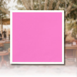 ネオンピンク無地の色 |クラシック スタンダードカクテルナプキン