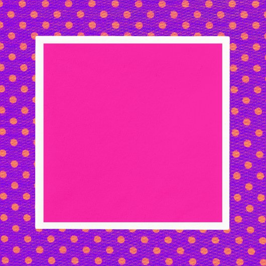 ネオンピンク無地の色 スタンダードカクテルナプキン